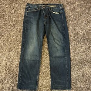 Banana Republic Men's Dark Blue Athletic Jeans 38 x 32